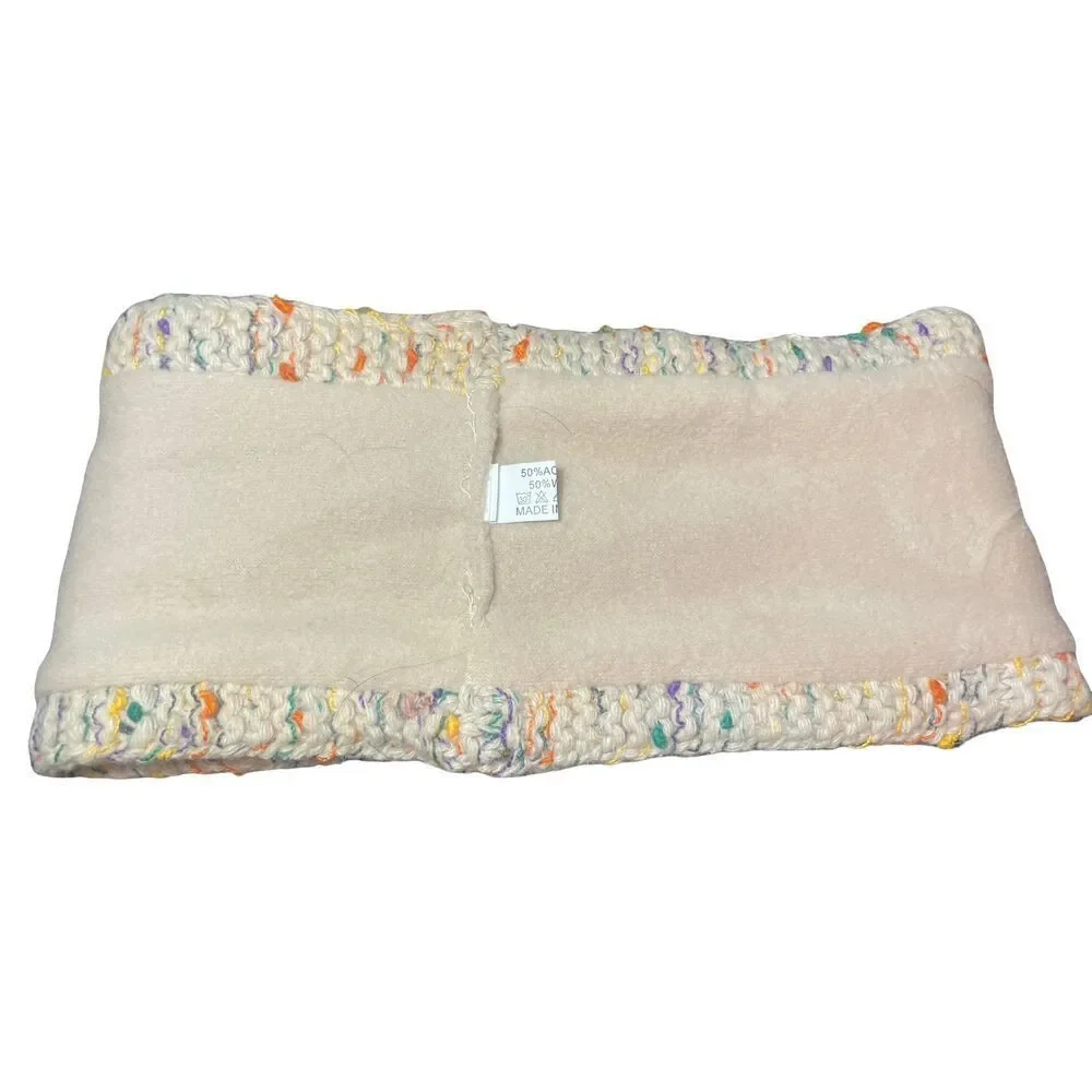 Hatromm Confetti Cable Knit Lined Ear Warmer